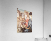 Madonna with two angels Acrylic Print
