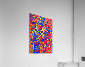 Abstract Doodle Art Colourful Mugs  Acrylic Print