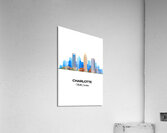 Charlotte North Carolina City Skyline Print Acrylic Print