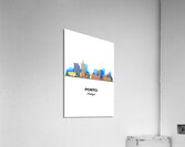 Porto Portugal City Skyline Print Acrylic Print