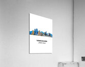 Vancouver British Columbia City Skyline Print Acrylic Print