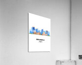 Brussels Belgium City Skyline Print Acrylic Print
