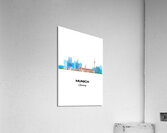 Munich Germany City Skyline Print Acrylic Print