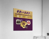 1982 Washington Huskies Football Ticket Art Acrylic Print