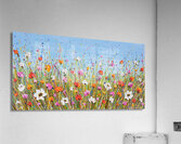 Bright Flower Field Acrylic Print