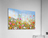 Bright Flower Field II Acrylic Print