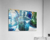 Blue and Green Glassware Prop Glass X101 Acrylic Print