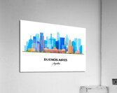 Buenos Aires Argentina City Skyline Print Acrylic Print