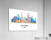 Antwerp Belgium City Skyline Print Acrylic Print