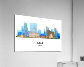 Lille France City Skyline Print Acrylic Print