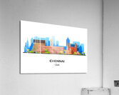 Chennai India City Skyline Print Acrylic Print