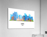Lima Peru City Skyline Print Acrylic Print