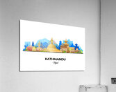 Kathmandu Nepal City Skyline Print Acrylic Print