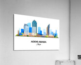Addis Ababa Ethiopia City Skyline Print Acrylic Print
