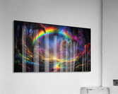 Chaotic Rainbows Even in Chaos there is Beauty  4 Acrylic Print