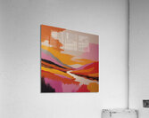 Sunset and Stream a Set that Goes Together  1 Acrylic Print
