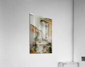 Misty Landscape: Fragmented Vista Acrylic Print
