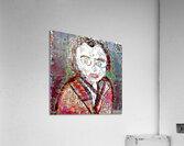 Colorful Abstract Portrait with Expressive Brushstrokes   Acrylic Print