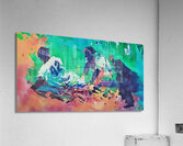 Jackie Robinson Slide Art Remix Acrylic Print