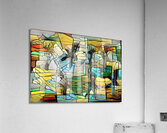 Men Stained glass Acrylic Print