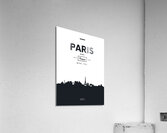 Geometric pattern skyline city America and Europe Acrylic Print