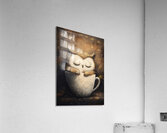 Cozy Owl in Coffee Cup Acrylic Print