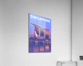 Singapore City Skyline Print Acrylic Print