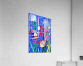 Abstract Doodle Art Fish Acrylic Print