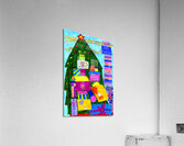 Abstract Doodle Art Festive Season Acrylic Print