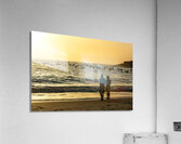 Sunrise at Copacabana Beach in Rio de Janeiro Acrylic Print