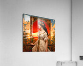 Elegant and Beautiful Art Nouveau Style Woman Painting Acrylic Print