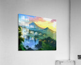 East Java landscape art16k2 Acrylic Print