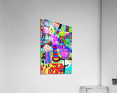 Abstract Doodle Art Colourful Elements Acrylic Print