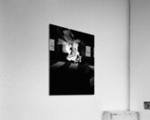 Cotoneaster Tree with Berries in Black and White  Acrylic Print