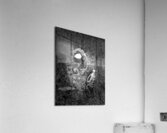 Scenes from the Trail- Outdoor Cafe in Black and White Acrylic Print