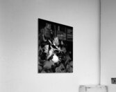 Scenes from the Trail  -Autumnal Leaves in Black and White  Acrylic Print