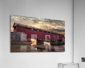 Covered Bridge Sunrise Acrylic Print