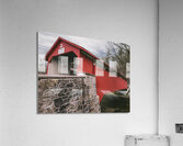Manassas Guth Covered Bridge On the Level Acrylic Print