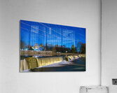 StarTrails Over Wehrs Dam Acrylic Print