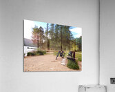  Scenes from the Trail -  Pit Stop in the Scottish Highlands Acrylic Print