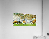 1967 west virginia football art Acrylic Print