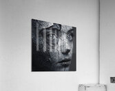 Hauntingly Beautiful Cracked Portrait Acrylic Print