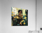 Tranquil Beauty Amid Sunflowers Acrylic Print