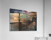 Ford Pedestrian Bridge Long Autumn View Acrylic Print