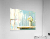 Distressed Daisies Acrylic Print