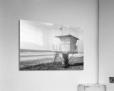 Torrey Pines beach San Diego black and white Acrylic Print