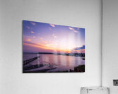 Rehoboth Bay Blue Hour Sunset Acrylic Print