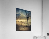 Celestial Rays over Tropical Tranquility Acrylic Print