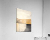 Neutral Abstract Lake Acrylic Print