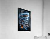 The Galactic Travel Hub Known As The Pellerine Space Port Amazing AI Concept Art by Xzendor7 Acrylic Print